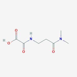 Structure - {[2-(dimethylcarbamoyl)ethyl]carbamoyl}formic acid