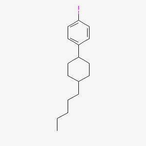 Structure - 1-Iodo-4-(4-pentylcyclohexyl)benzene, 1-IODO-4-(4-PENTYL-CYCLOHEXYL)-BENZENE