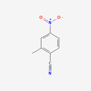 Structure - 2-Methyl-4-nitrobenzonitrile, p-Nitro-alpha-tolunitrile