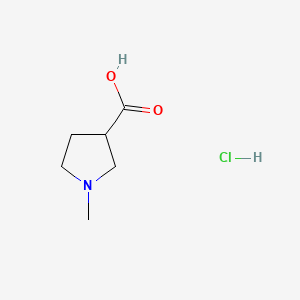 Structure - 1-Methylpyrrolidine-3-carboxylic acid hydrochloride, 1-Methylpyrrolidine-3-carboxylic acidhydrochloride