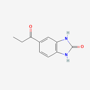 Structure - 5-Propionyl-1,3-dihydro-2H-benzo[d]imidazol-2-one
