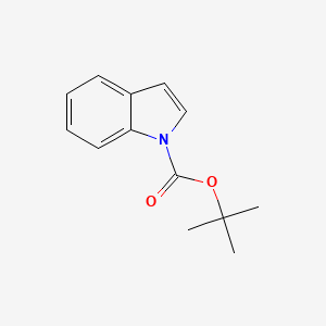 Structure - tert-Butyl 1H-indole-1-carboxylate, tert-Butyl 1-indolecarboxylate