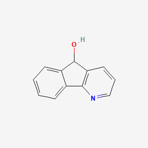 Structure - 5H-indeno[1,2-b]pyridin-5-ol