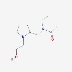 Structure - N-Ethyl-N-((1-(2-hydroxyethyl)pyrrolidin-2-yl)methyl)acetamide