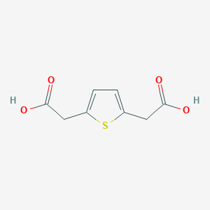 Structure - 2,2'-(Thiophene-2,5-diyl)diacetic acid, 2,5-Thiophenediacetic acid