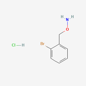 Structure - O-(2-bromobenzyl)hydroxylamine hydrochloride, O-(2-Bromo-benzyl)hydroxylamine hydrochloride