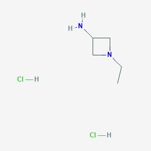 Structure - 1-Ethylazetidin-3-amine dihydrochloride, 1-Ethyl-3-azetidinamine dihydrochloride