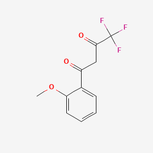 Structure - 4,4,4-Trifluoro-1-(2-methoxyphenyl)butane-1,3-dione, 4,4,4-TRIFLUORO-1-(2-METHOXY-PHENYL)-BUTANE-1,3-DIONE