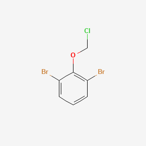 Structure - 1,3-Dibromo-2-(chloromethoxy)benzene