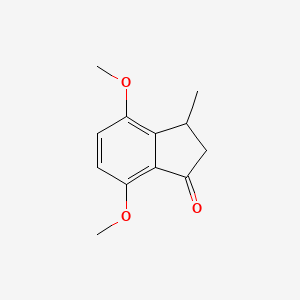Structure - 4,7-Dimethoxy-3-methyl-2,3-dihydro-1h-inden-1-one