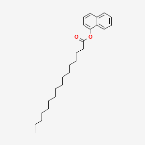 Structure - Naphthalen-1-yl palmitate