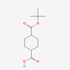 Structure - trans-4-(tert-butoxycarbonyl)cyclohexane-1-carboxylic acid