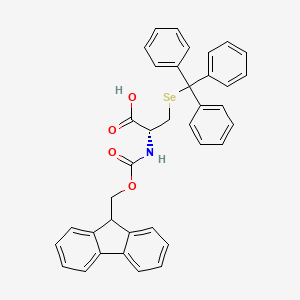 Structure - Fmoc-L-Sec(Trt)-OH