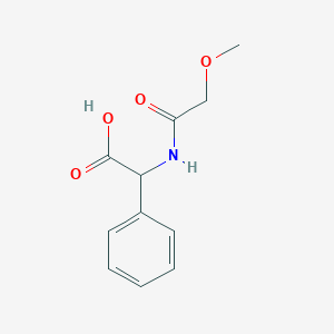 Structure - 2-(2-Methoxyacetamido)-2-phenylacetic acid