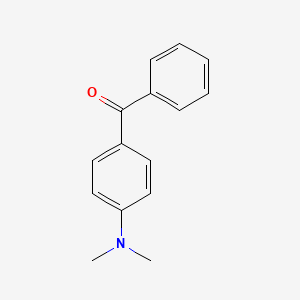 Structure - 4-(Dimethylamino)benzophenone, (4-Dimethylamino-phenyl)-phenyl-methanone