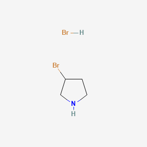 Structure - 3-Bromopyrrolidine hydrobromide, 3-bromopyrrolidine,hydrobromide