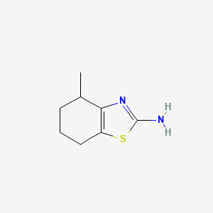 Structure - 4-Methyl-4,5,6,7-tetrahydrobenzo[d]thiazol-2-amine, 4-Methyl-4,5,6,7-tetrahydro-1,3-benzothiazol-2-amine