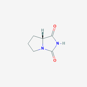 Structure - (R)-Tetrahydro-1H-pyrrolo[1,2-c]imidazole-1,3(2H)-dione