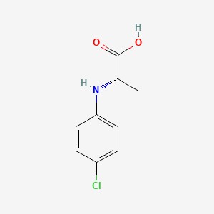 Structure - (4-Chlorophenyl)-l-alanine