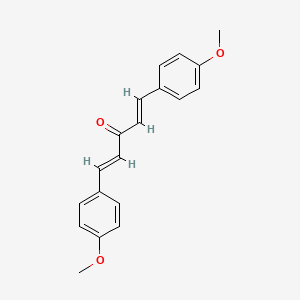 Structure - trans,trans-1,5-Bis(4-methoxyphenyl)-1,4-pentadien-3-one, >98.0%(GC)