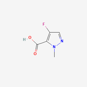 Structure - 4-Fluoro-1-methyl-1H-pyrazole-5-carboxylic acid