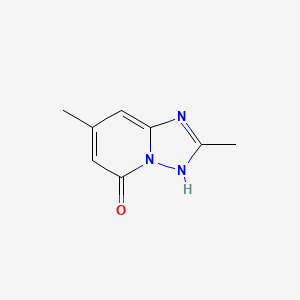 Structure - 2,7-Dimethyl-[1,2,4]triazolo[1,5-a]pyridin-5(1H)-one