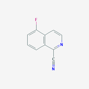 Structure - 5-Fluoroisoquinoline-1-carbonitrile