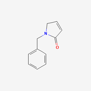 Structure - 1-Benzyl-1,5-dihydro-2H-pyrrol-2-one, 1-Benzyl-1,5-dihydro-pyrrol-2-one