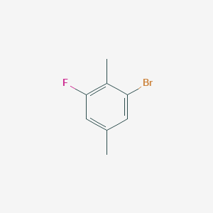 Structure - 1-Bromo-3-fluoro-2,5-dimethylbenzene