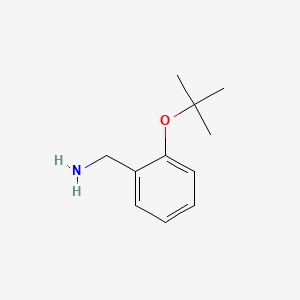 Structure - [2-(tert-butoxy)phenyl]methanamine