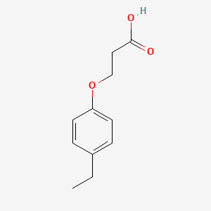 Structure - 3-(4-Ethylphenoxy)propanoic acid