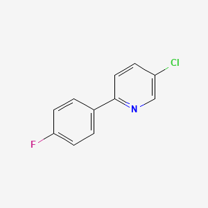 Structure - 5-Chloro-2-(4-fluorophenyl)pyridine
