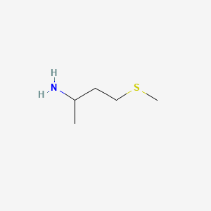 Structure - 4-(Methylsulfanyl)butan-2-amine