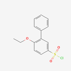 Structure - 4-Ethoxy-3-phenylbenzene-1-sulfonyl chloride