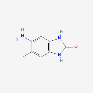 Structure - 5-Amino-6-methyl-1H-benzo[d]imidazol-2(3H)-one, 5-Amino-6-methylbenzimidazolone