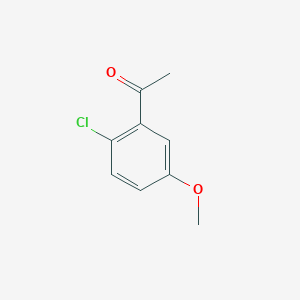 Structure - 1-(2-Chloro-5-methoxyphenyl)ethan-1-one, 1-(2-Chloro-5-methoxyphenyl)ethanone