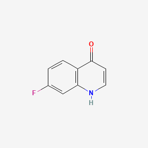 Structure - 7-Fluoroquinolin-4-ol, 7-Fluoro-Hydroxyquinoline