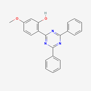 Structure - 2-(2-Hydroxy-4-methoxyphenyl)-4,6-diphenyl-1,3,5-triazine, >98.0%(HPLC)(N)