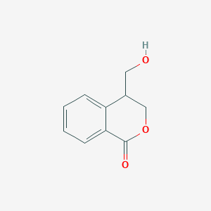 Structure - 4-(Hydroxymethyl)isochroman-1-one