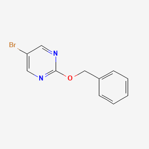 Structure - 2-Benzyloxy-5-bromopyrimidine, 2-(Benzyloxy)-5-bromopyrimidine