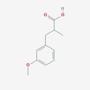 Structure - 3-(3-Methoxyphenyl)-2-methylpropanoic acid, 3-(3-METHOXY-PHENYL)-2-METHYL-PROPIONIC ACID