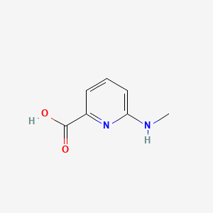 Structure - 6-(Methylamino)pyridine-2-carboxylic acid, 6-(Methylamino)picolinic acid