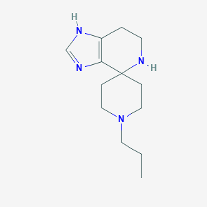 Structure - 1'-Propyl-3,5,6,7-tetrahydrospiro[imidazo[4,5-c]pyridine-4,4'-piperidine], 1'-propylspiro[1,5,6,7-tetrahydroimidazo[4,5-c]pyridine-4,4'-piperidine]