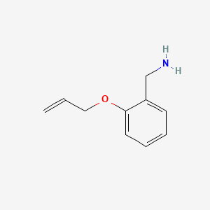 Structure - [2-(prop-2-en-1-yloxy)phenyl]methanamine