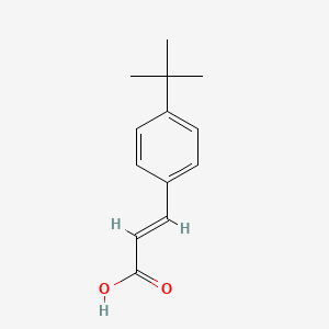 Structure - (E)-3-(4-(tert-Butyl)phenyl)acrylic acid