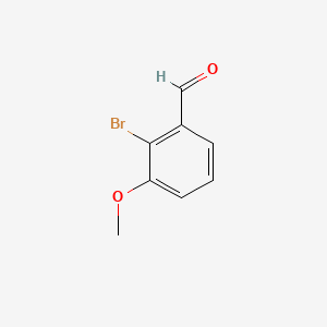 Structure - 2-Bromo-3-methoxybenzaldehyde, Benzaldehyde,2-bromo-3-methoxy