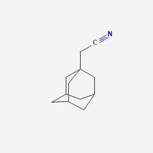 Structure - 2-(Adamantan-1-yl)acetonitrile, tricyclo[3.3.1.1~3,7~]dec-1-ylacetonitrile