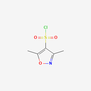 Structure - 3,5-Dimethylisoxazole-4-sulfonylchloride, 3,5-Dimethylisoxazole-4-sulfonyl chloride