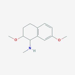Structure - 2,7-Dimethoxy-N-methyl-1,2,3,4-tetrahydronaphthalen-1-amine
