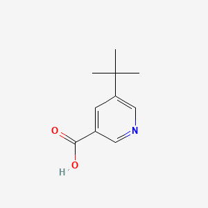 Structure - 5-(tert-Butyl)nicotinic acid, 5-Tert-butylnicotinic acid